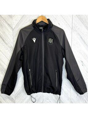 Macron FC Viktoria Training Windbreaker Jacket Mens Medium Football Soccer